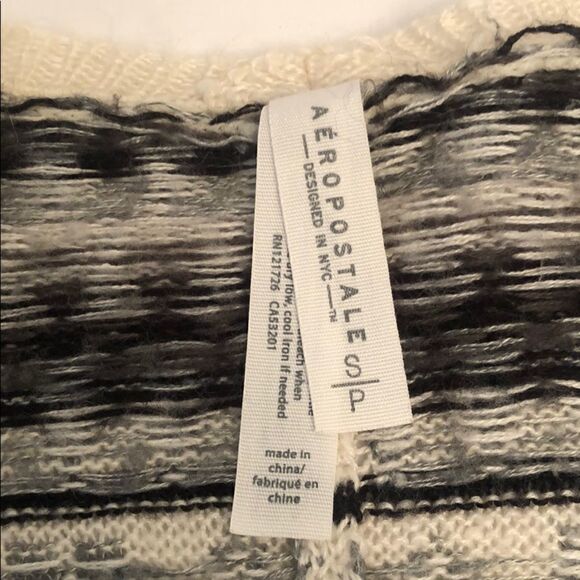 Aeropostale Black & White Cardigan - Picture 3 of 3